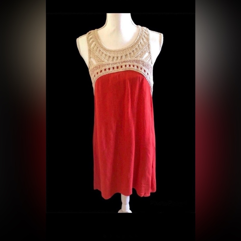 Klozlyne Crocheted Bodice Fashion Dress
